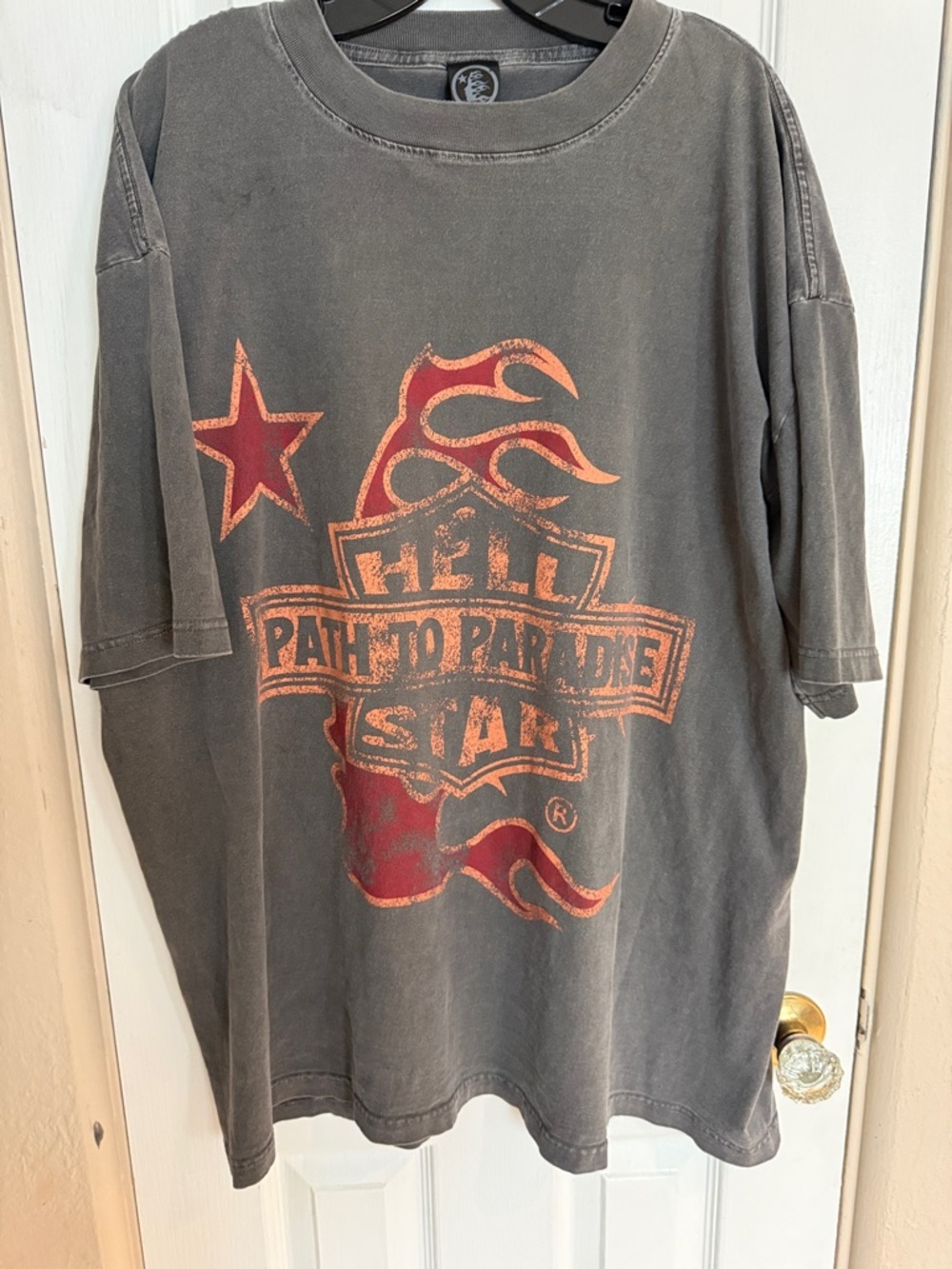 Hell Star graphic oversized T-shirt